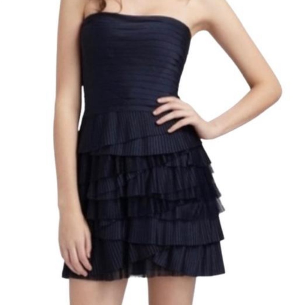 BCBG navy cocktail dress. Size 10